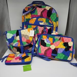 Vera Bradley Multicolor Quilted Bag Set